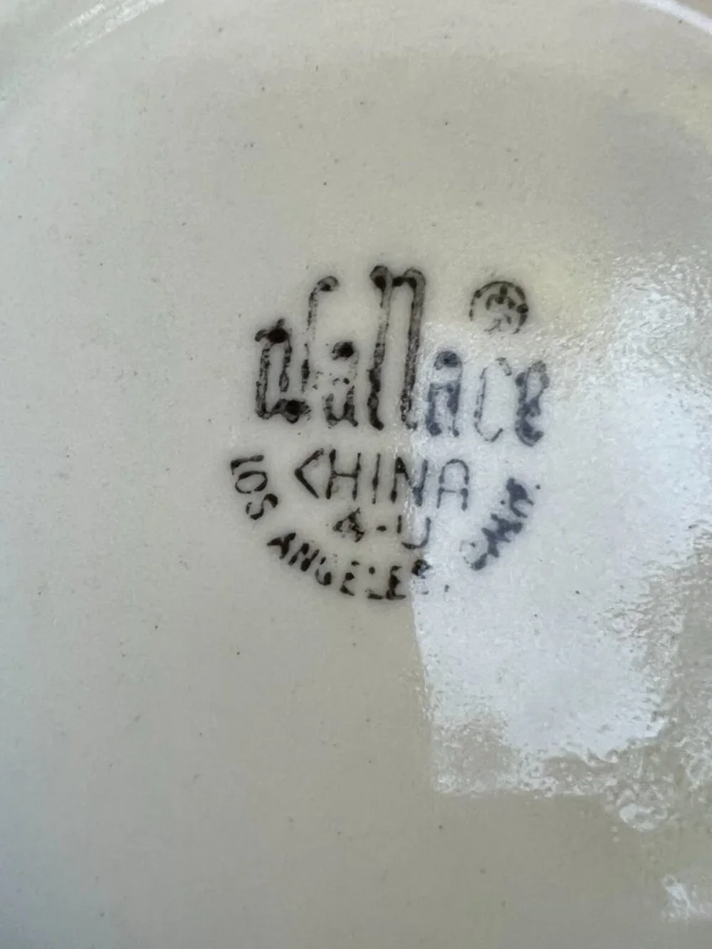 Vtg Wallace China Desert Ware Festival Gray 8